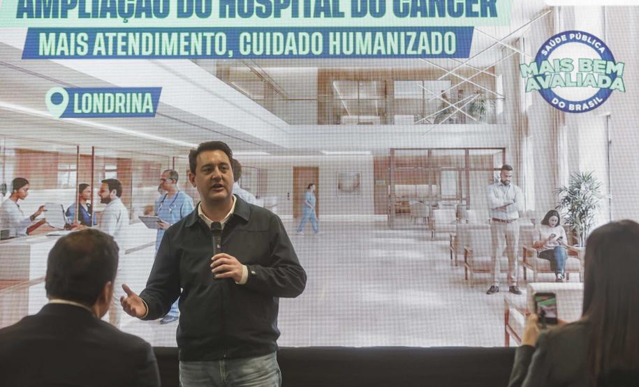 Estado assina convênio de R$ 121 milhões para ampliar Hospital do Câncer de Londrina