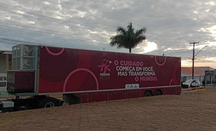 Carreta Saúde da Mulher chega a Congonhinhas para atender cinco cidades da região