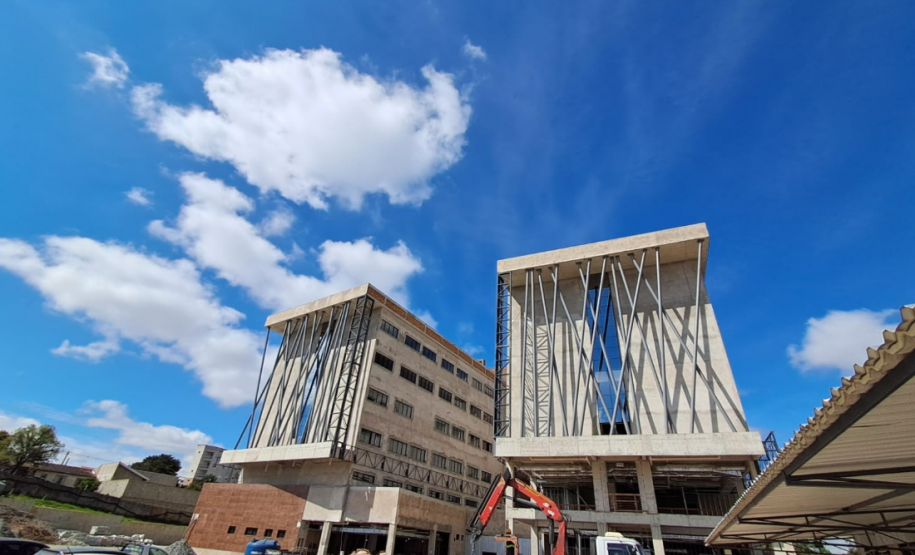 Obras do Novo Hospital em São José dos Pinhais