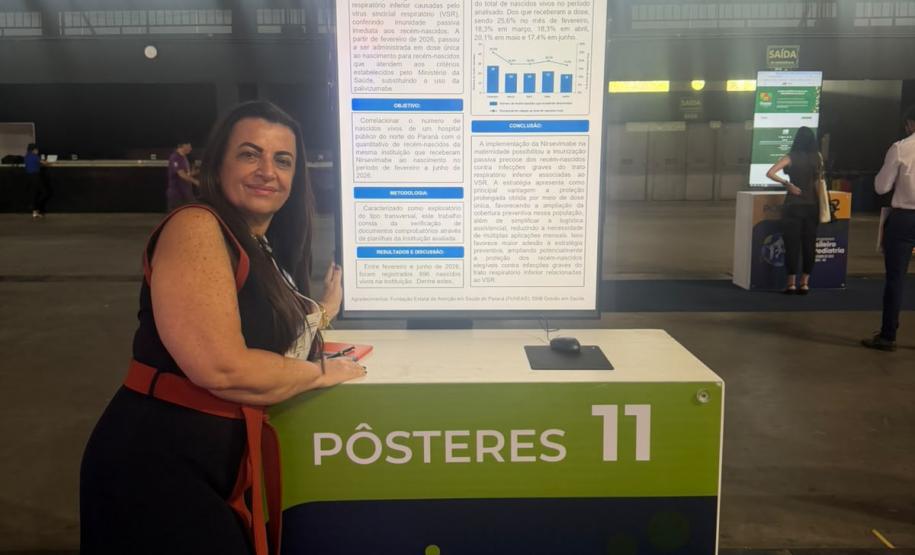 Hospital Regional do Norte Pioneiro representa o Paraná em Congresso Brasileiro de Pediatria