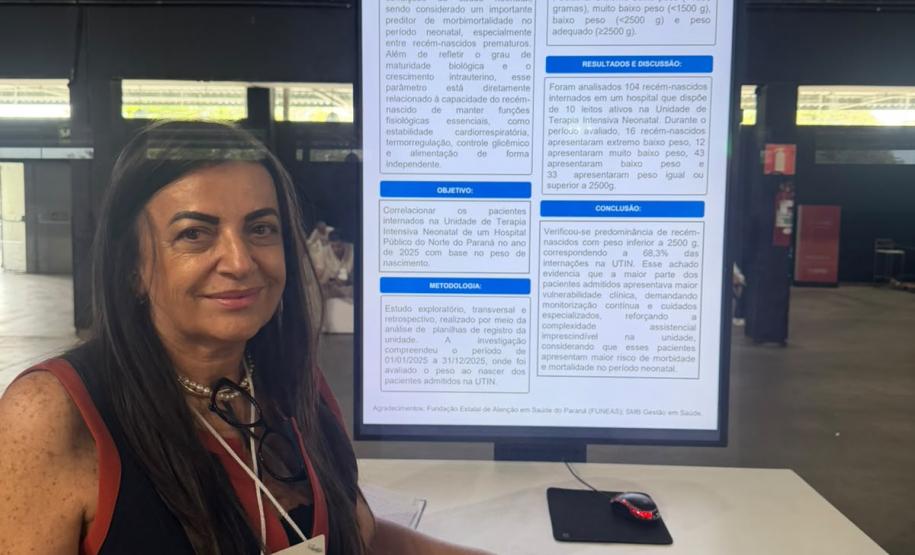 Hospital Regional do Norte Pioneiro representa o Paraná em Congresso Brasileiro de Pediatria