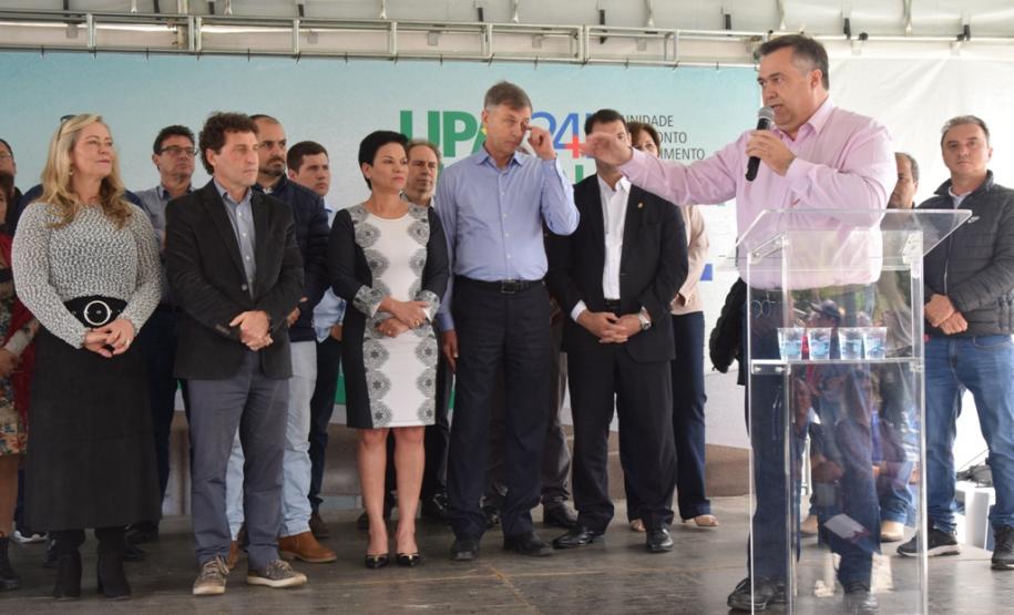 O secretário de Estado da Saúde, Beto Preto, participou da inauguração da Unidade de Pronto Atendimento (UPA) 24 horas de Piraquara, na Região Metropolitana de Curitiba, nesta sexta-feira (27).