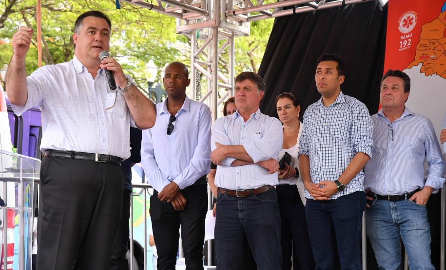 Região Noroeste recebe 30 novas ambulâncias do Samu