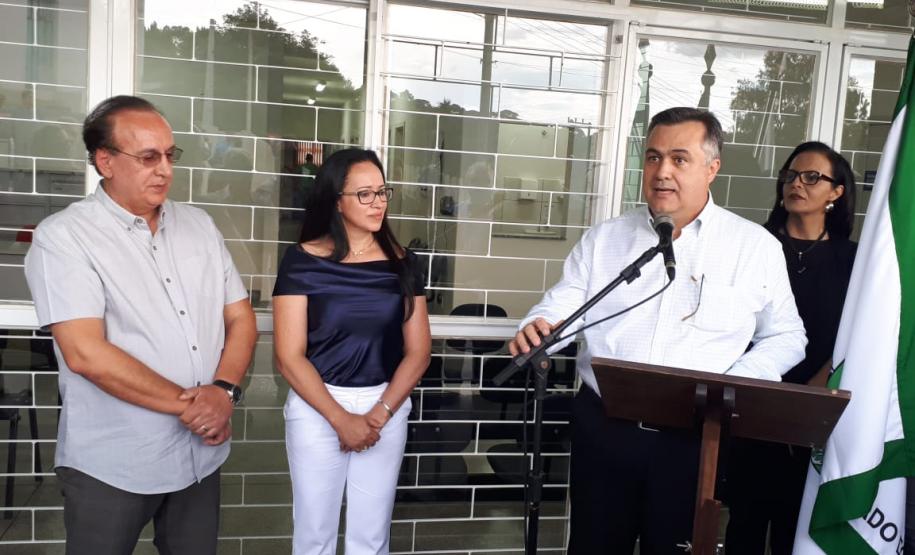 Secretário participa de entrega de UBS e visita hospital em Rio Negro