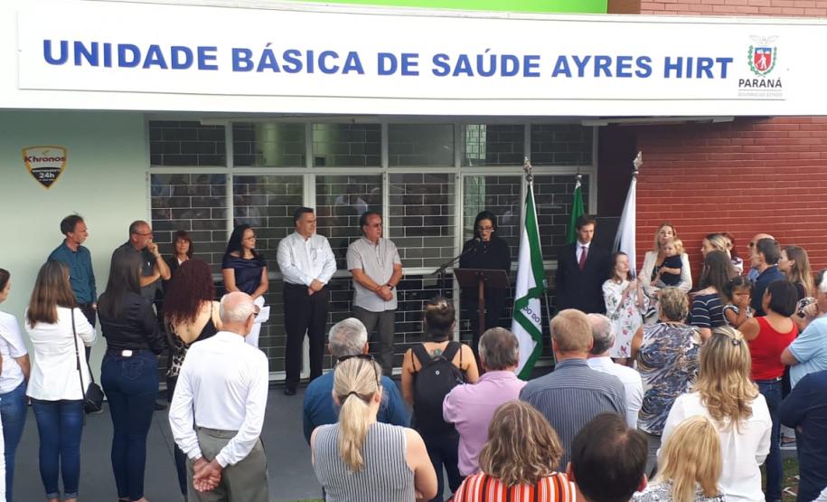 Secretário participa de entrega de UBS e visita hospital em Rio Negro