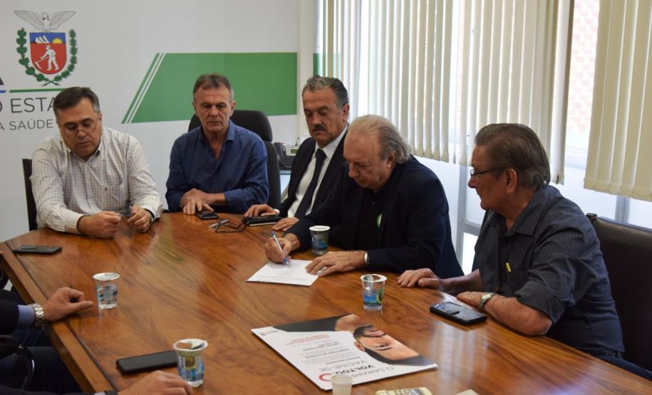 Sesa oficializa repasse de emendas parlamentares para Hospital do Câncer de Guarapuava