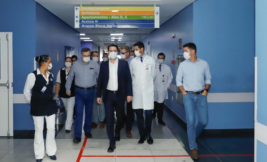 Governo do Paraná amplia estrutura hospitalar contra a Covid-19