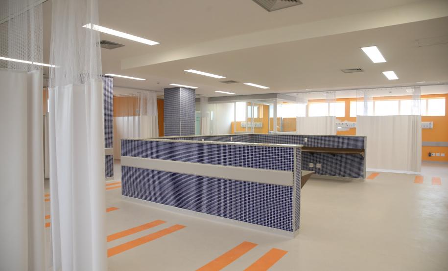 Instalações do Hospital Regional de Ivaiporã que terá 104 leitos, sendo 10 reservados para Unidade de Terapia Intensiva (UTI), centro cirúrgico e enfermarias.  Ivaipora, 14/04/2020 - Foto: Geraldo Bubniak/AEN