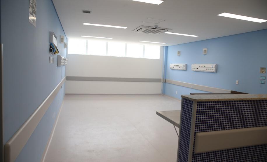 Instalações do Hospital Regional de Ivaiporã que terá 104 leitos, sendo 10 reservados para Unidade de Terapia Intensiva (UTI), centro cirúrgico e enfermarias.  Ivaipora, 14/04/2020 - Foto: Geraldo Bubniak/AEN