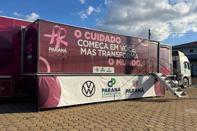 Carreta Saúde da Mulher: Rolândia recebe mamografias e preventivos