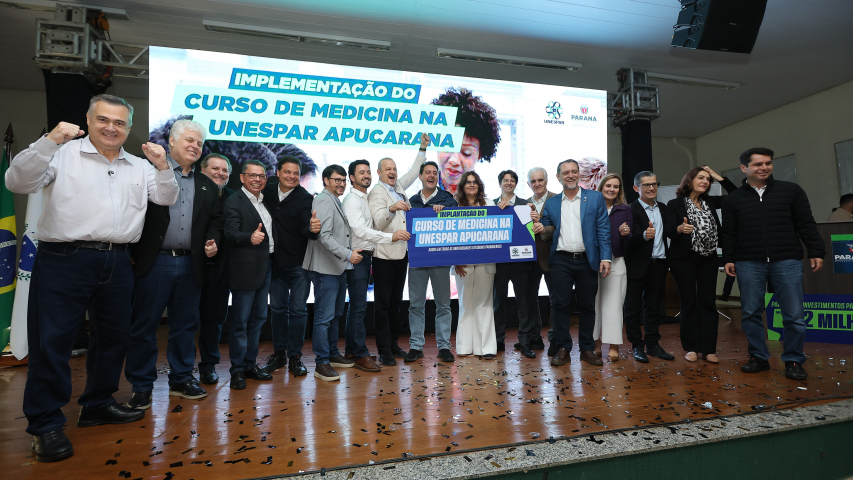 Ratinho Junior autoriza curso de Medicina na Unespar, demanda histórica da região de Apucarana